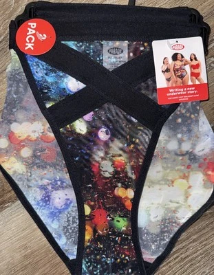 Desfile ~ Bikini de cuerda para mujer Ropa interior Bragas 2 pares Todo Encaje Nylon ~ S Foto 1 de 3