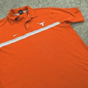 Nike Shirt Herren Medium Performance Polo NCAA Football UT Texas Longhorns - Bild 1 von 13
