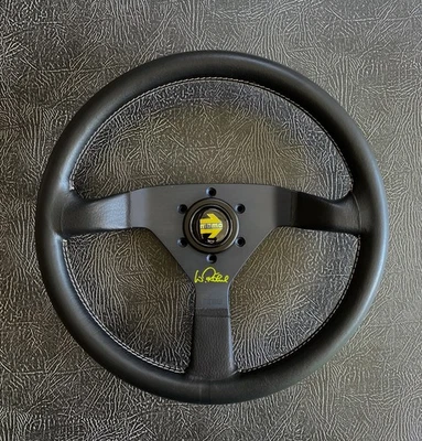 MOMO V35 Audi Sport Quattro S1 EVO Sportlenkrad Volante W. Röhrl Edition NOS !! - Bild 1 von 4