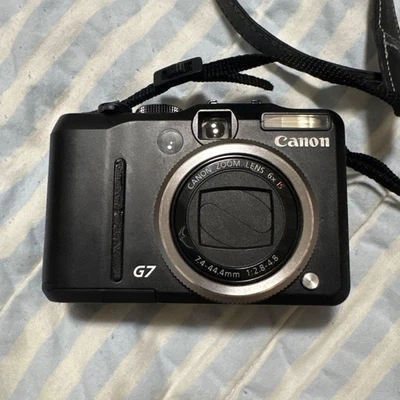 Canon PowerShot G7 Compact Camera 6x Zoom Back LCD Metal Body Case Included - Image 1 of 4