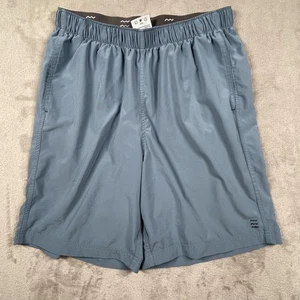 Free Fly Shorts Mens Medium Blue Performance Stretch Elastic Waist Pockets - Picture 1 of 7