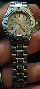 BUM Silvertone Watch, Metal Link Bracelet Band Nrrd Battery  - Picture 1 of 1