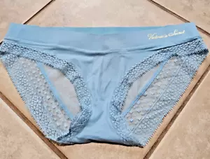 Incredible by Victoria's Secret - Baby Blue Lace Bikini Panties - NEW - Picture 1 of 6