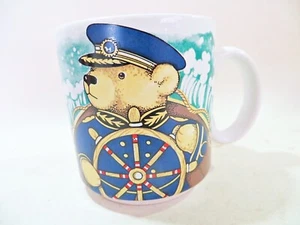 WADE PORCELAIN 'SAILOR TEDDY BEAR MUG'. SMALL/MEDIUM/CHILDS 8cm TALL. PERFECT - Picture 1 of 6