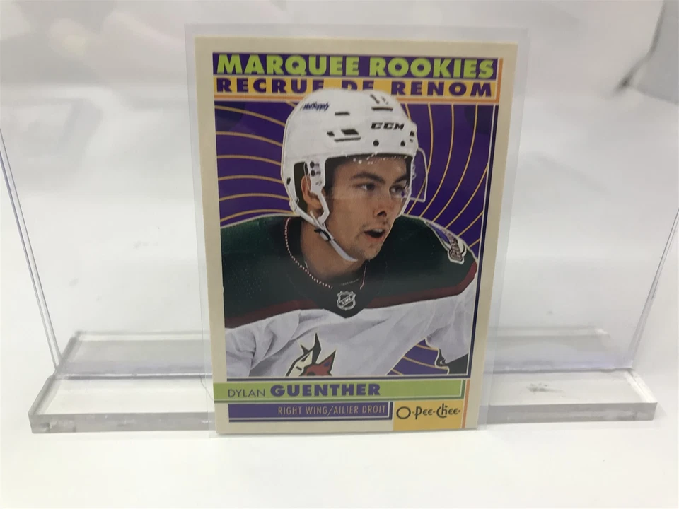 Dylan Guenther - 2022-23 O-Pee-Chee #595 - Marquee Rookies Retro Parallel RC - Image 1 of 2