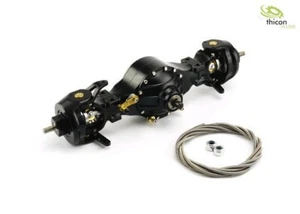 Essieu différentiel 1:14 V2 avant verrouillable sans transmission aluminium LESU/modèle thicon - Photo 1/6