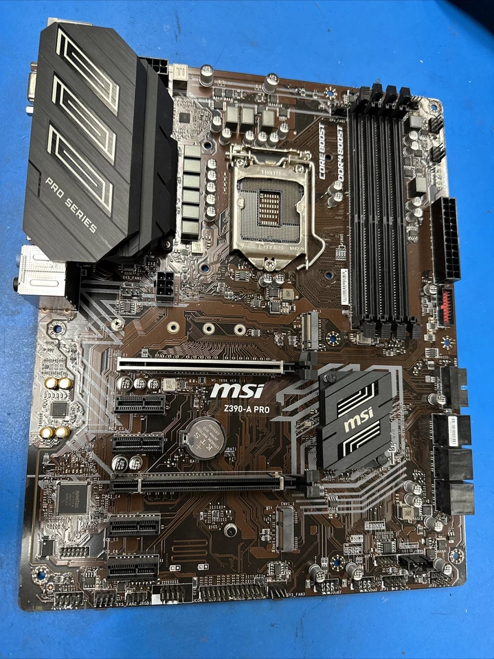 ¡LEER POR FAVOR!  Placa madre MSI Z390-A PRO, para piezas Foto 1 de 1
