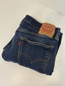 Levis 541 Jeans 36x28 Herren Blau Athletic Fit Straight Leg Dark Wash - Bild 1 von 8