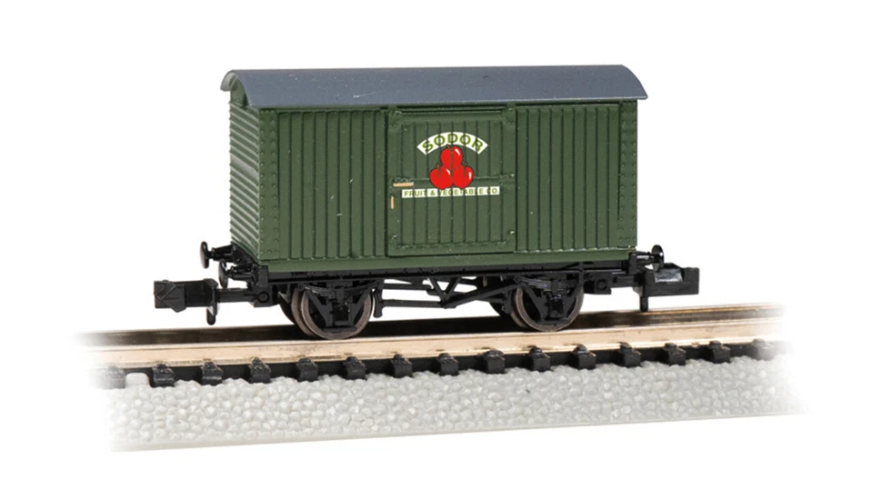 Bachmann 77089 Thomas & Friends - Box Van - Sodor Fruit & Vegetable Co. N Scale
