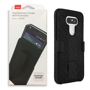 Verizon Hard Shell Rotating Belt Clip Holster Combo Kickstand Case For LG G5 - Picture 1 of 5