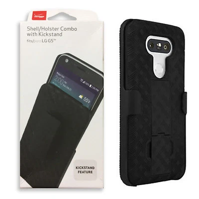 Verizon Hard Shell Rotating Belt Clip Holster Combo Kickstand Case For LG G5 - Image 1 of 4