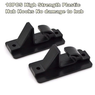 10pcs/lot Plastic Tire Wheel RIM Hub Hook Shop Display Wall Mounted Hanging Hook - Image 1 of 4