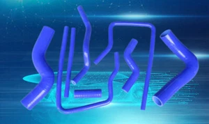 For Subaru Impreza GC8 GF8 EJ20 WRX STI GT MK3/4/5/6 BLUE Silicone Radiator Hose - Imagen 1 de 4
