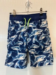GAP boys swim shorts/trunks sz. S (6-7 y.o.) sharks print  - Picture 1 of 18