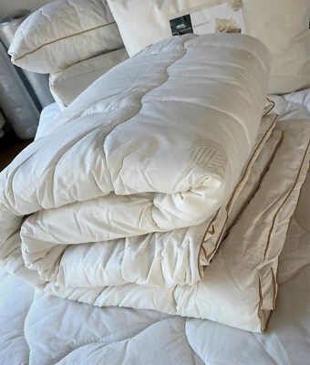 WOLLE BETTDECKEN-KOPFKISSEN 135X200, 200X220, 220X240, 50X70 Hoch Qualität - Bild 1 von 4