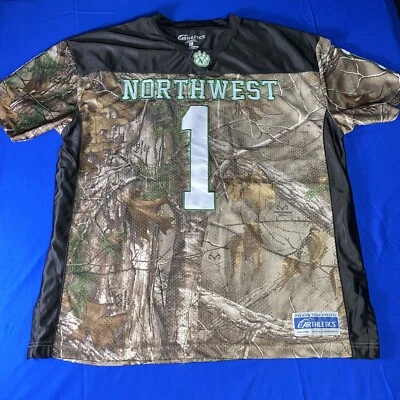 Real Tree Jersey #1 Camouflage Earthletics Size XL Bearcats - Image 1 of 4