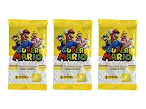 Lot of (3) 2022 Panini Super Mario Trading Cards Factory Sealed Booster Packs - Picture 1 of 1