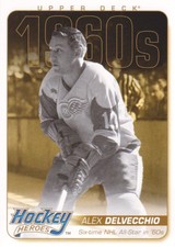 2011-12 Upper Deck Hockey Heroes 1960s #HH19 Alex Delvecchio