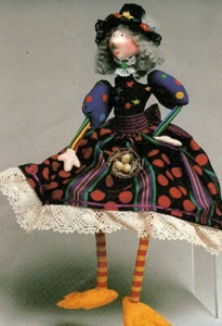*NOS* Stoffkunst Puppe Muster "Mutter Gans" von Julie McCullough - Bild 1 von 1