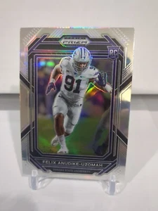 2023 Prizm Draft Picks Football Felix Anudike-Uzomah Silver Prizm SP RC - Picture 1 of 3