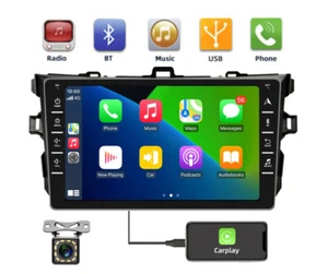 For Toyota Corolla 2006-2012 Car Stereo Radio Apple Carplay Android Auto +Camera - Bild 1 von 12