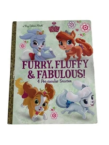 Big Golden Book Disney Furry Fluffy & Fabulous 4 Pet-tacular Stories Princess - Picture 1 of 3