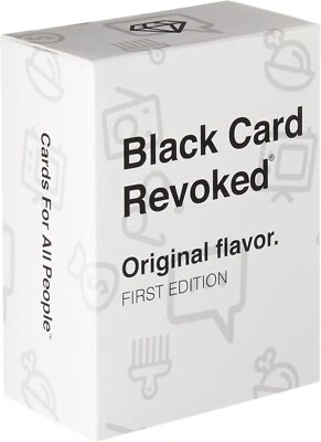 New Black Card Revoked Original Flavor First Edition Game Black Trivia Culture - Image 1 of 4