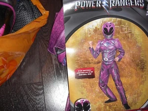 Power Rangers PINK Deluxe Youth Girls Halloween Party Cosplay Costume Large L - Picture 1 of 1
