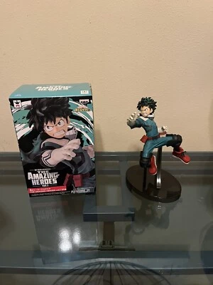 Estátua figura Banpresto My Hero Academia The Amazing Heroes Vol 1 Izuku Midoriya - Imagem 1 de 4