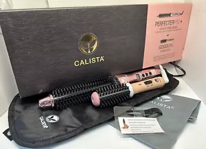 Calista Perfecter Pro+ Heated Round Brush .75" Gogo Mini Rose Gold Pink ShortMid - Picture 1 of 8