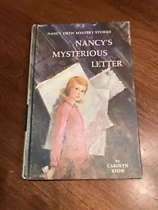 Nancy Drew 1968 Series Nancy’s Mysterious Letter By Carolyn Keene #8 -VINTAGE - Picture 1 of 5