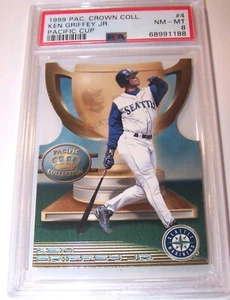 1999 Pacific Crown Collection Pacific Cup Ken Griffey Jr #4, PSA 8 NM-MT Mint - Picture 1 of 2