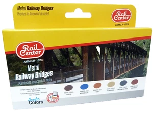 Rail Center Railway Bridge colour. 6 colours for brush or airbrush. AMMO.R-1023 - Bild 1 von 2