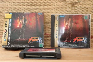 The King of Fighters 96 w/box ram cartridge Sega Saturn SS Japan VG! - Picture 1 of 5