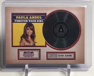 Tarjeta de álbumes plateados 2015 Americana Paula Abdul Forever Your Girl certificada n.º 1 - Imagen 1 de 5