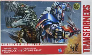 Transformers AoE Leader Class Grimlock & Optimus Prime Platinum Edition - Picture 1 of 12