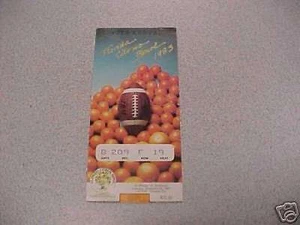 Talón de boleto Citrus Bowl 1985 Ohio St/Byu - Imagen 1 de 1