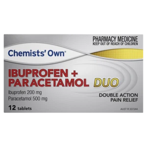 Chemists' Own Ibuprofen + Paracetamol Duo 12 Tablets - Picture 1 of 2