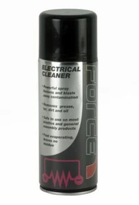FORCE ELECTRICAL CLEANER SPRAY 400ml CLEANS TERMINALS CONNECTERS DIRT GREASE - Picture 1 of 3