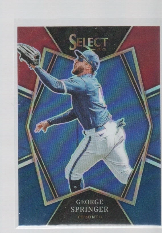 GEORGE SPRINGER 2022 PANINI SELECT TRI COLOR PRIZM CARD #164 - Image 1 of 1