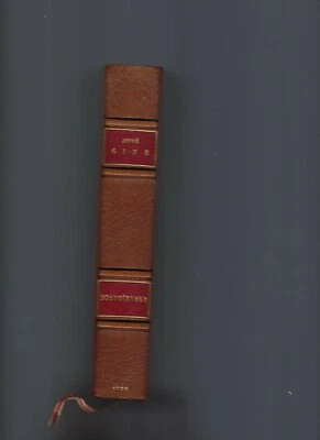 Edition originale GIDE "Dostoïevski" 1/60 Montval de tête, reliure signée - Photo 1/4