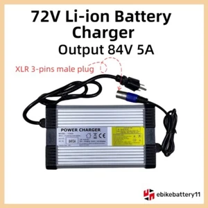 84V 5A Ładowarka XLR 72V 20S LDC Akumulator jonowy Rower elektryczny ebike Część - Zdjęcie 1 z 14