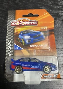 Majorette Subaru WRX STI Racing Cars Series 2 Blue 1/64 Die Cast Car CHASE VERSi - Picture 1 of 3
