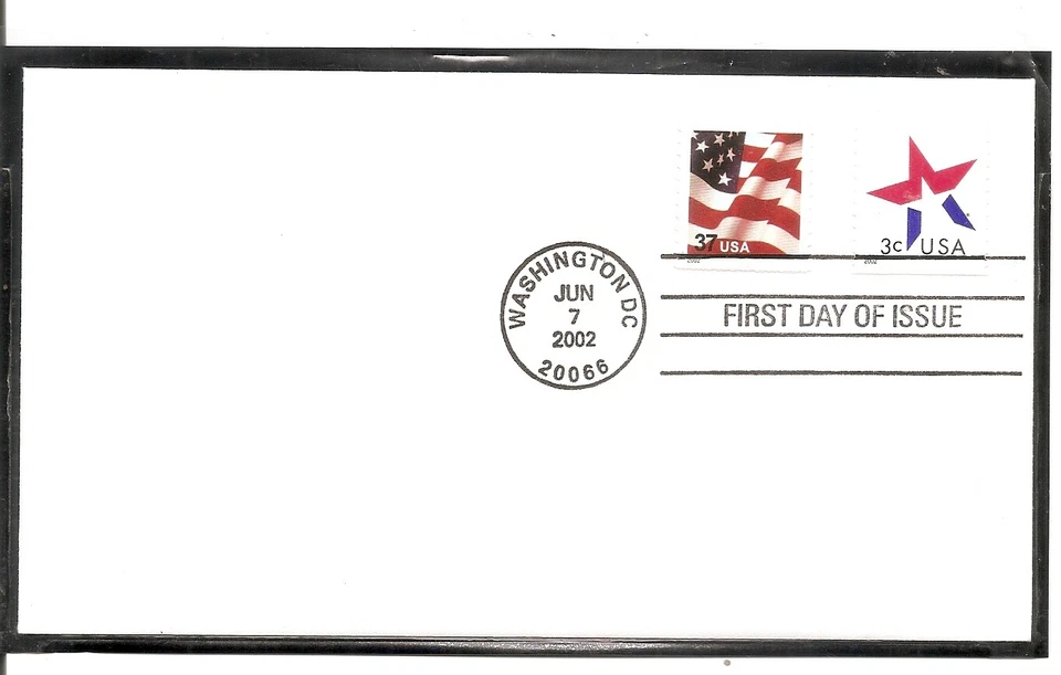 US SC # 3613 Star FDC. No Cachet. 4 - Image 1 of 1