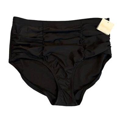 Raisins Curve Womens Plus Size 18W Black Marrakesh Costa Bikini Bottoms NWT - Image 1 of 4