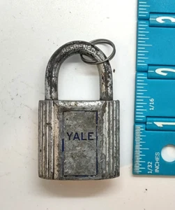 Kleines Vintage Yale Vorhängeschloss, ohne Schlüssel. Locksport - Bild 1 von 2