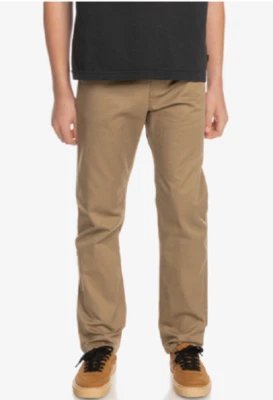 NEW Quiksilver Little Boys' Everyday Union Pant, Elmwood Tan,  Sz. 4 - Image 1 of 3
