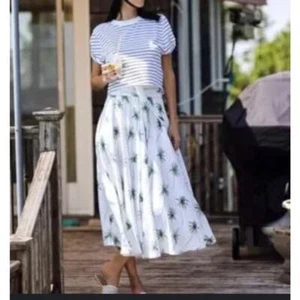 Milly midi palm tree skirt summer 4 - Picture 1 of 3