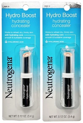 2 Pack Neutrogena Hydro Boost Hydrating Concealer Fair 10 - Image 1 of 2