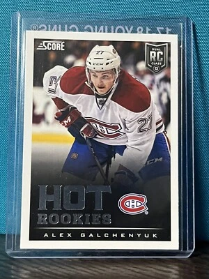 2013-14 Score Hot Rookies Red Back Alex Galchenyuk #645 Rookie RC - Image 1 of 2